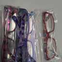 Gaoye 2.5 Reading Glasses for Women, 6 pack Fashion Readers for Women Spring Hinge Eye Glasses, Blue Light Reading Glasses (*C1 Mix Color)