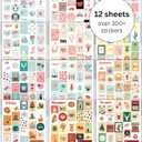Lamare Seasonal Planner Stickers for Journaling  Aesthetic, Inspirational, and Fun Monthly and Holiday Calendar Stickers for Adults Planner for Scrapbooks & Notebooks