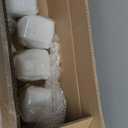 Mumufy 7 Pillar Christmas Candle Holder for Table Centerpiece, Votive Hurricane Candle Holder, 7 Tealight Holders with Metal Tray for Christmas Wedding Dining Table Decorations(Gold)