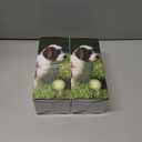 2 x Pets Water Bottle with Food Container,Travel Puppy Water Bowl,Portable Pet,Dispenser,Dog Stuff Accessories Items,Cat Walking and Hiking Dog Gift,with 1DogPoop Bags;1 Pet Toys 3PCS