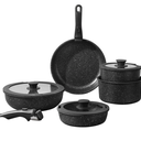 Pots and Pans Set, Nonstick Detachable Handle Cookware Set, Induction Kitchen Cookware Set with Removable Handle, Healthy Non Stick Cookware, Dishwasher ＆ Oven Safe, PFOA Free