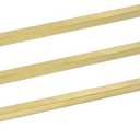 goldenwarm Antique Brushed Brass Modern Cabinet Hardware 10in Drawer Handles - LSJ12GD256 Pack of 5 Top Drawer Pulls for Kitchen Bedroom Bathroom Closet (10in hole centers)