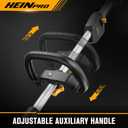 HEINPRO Cordless Weed Wacker Compatible with DeWalt 20V MAX Battery, 16" Brushless Weed Eater, Grass Trimmer for Lawn Care, Bump Feed, String Trimmer with 4 Bulk Trimmer Line Coils (Tool Only)