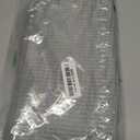 Microfiber Waffle Bath Towels, 4 Pieces, Soft, Absorbent, Fast Drying, Lint Free 430 GSM (Gray)