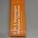 Eazer 89'' Squeegee Window Cleaner 2 in 1 Rotatable Window Cleaning Tool Kit with Extension Pole, Window Washing Equipment with Bendable Head for Indoor/Outdoor Window and Car Glass