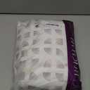 jinchan White Curtains for Living Room Bedroom Linen Textured Curtains 96 Inches Long 2 Panels Farmhouse Casual Weave Back Tab Drapes Light Filtering Window Draps Set