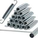5.5-7 Inch Trampoline Springs Heavy Duty Stainless Steel ReplacementSpring, Set of 16