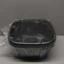 Ggbin 18 Quart Square Wash Basin, 2 Pack Plastic Dish Tubs, Black Dish Bins