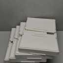 4 Tier Plastic Storage Bins with Lid 23QT, Stackable Storage Containers with Wheels, Folding Storage Boxes, Collapsible Storage Bins, Closet Organizers and Storage for Living Room,Office,Dorm (White)