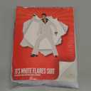 Morph Saturday Night Disco Costume Men 70s White Leisure Suit for Men 70s Fever Outfit Halloween Costumes For Adults (Medium)