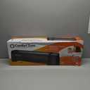 Comfort Zone Baseboard Space Heater with Digital Thermostat, Electric, Dent-Proof End Panels, Overheat Protection, Tip-Over Switch, & Stay-Cool Body, Ideal for Home, Bedroom, & Office, 1,500W, CZ650B (Black)