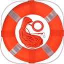 Calvana 20" Foam Life Preserver Ring with 98.4ft Floating Lifesaving Rope, Throwable Flotation Device, Pool Safety Float, for Buoy and Swimming Decoration, Boat Safety Equipment, 1pack