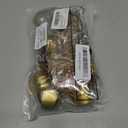 2 Pcs Rustic Christmas Bells with Neutral Velvet Ribbon Bows Christmas Metal Bells Hanging Ornament Xmas Tree Wall Door Wreath Decoration for Rustic Farmhouse Holiday Decoration