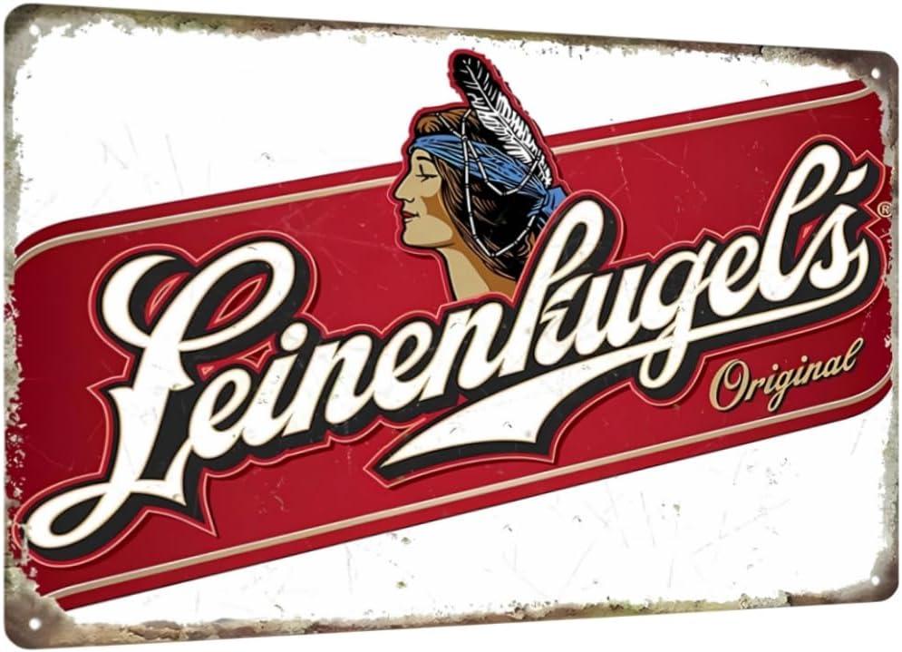Leinenlliugels Vintage Metal bar man cave Signs Tin Sign 12 x 8In (white)