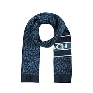 COACH womens Signature C Logo Knit Scarf (One Size)