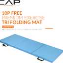 CAP Barbell All Purpose Folding Anti Tear Exercise Training Aerobic Fitness Gym & Gymnastics Balance Mat | Multiple colors, 72"Lx24"Wx2"