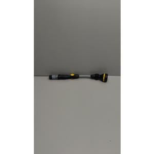 Melnor 65173AMZ RelaxGrip 8 Pattern 16" Pivoting Wand Bundle, Metal, Black, Yellow