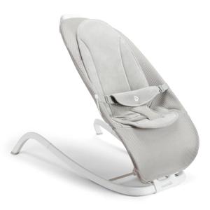Munchkin Electric Baby Bouncer & Rocker with Digital Touch Display, Soothing Sounds & 3 Recline Positions - Automatic Bouncing & Rocking, Grey