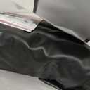 PU Leather Bar Stool Covers with Backs, 6 Pack Stretch Waterproof Bar Stool Chair Covers Washable & Comfortable Barstool Covers Slipcovers with Back for Pub/Counter/Dining Room Decoration (Black)