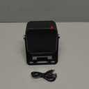 Induction Speaker with Phone Stand 5 in 1 Wireless Induction Bluetooth Audio for iPhone Android Phone Speakers Amplifier with Rechargeable Colorful Light, Birthday Gifts for Men Women Teens (Black)