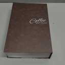 Book Safe with Combination Lock, Hidden Safe (9.5 x 6.2 x 2.2 Inch) with Fireproof Bag, Secret Diversion Safe, Hollow Book Box Hidden Storage, Money Safe Box for Cash (COFFEE) (Large)