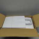 RACETOP White Paper Bags with Handles Bulk 8"x4.5"x10.8" 100Pcs Gift Bags Medium Size, White Gift Bags with Handles, Gift Bag Bulk for Retail, Party, Shopping, Merchandise