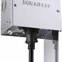 SURAIELEC 30 Amp Generator Power Inlet Box, NEMA L14-30P Generator Box for 4-Prong Cord, Stainless Steel Housing, 125/250V, 7500W Weatherproof Outdoor Outlet Receptacle