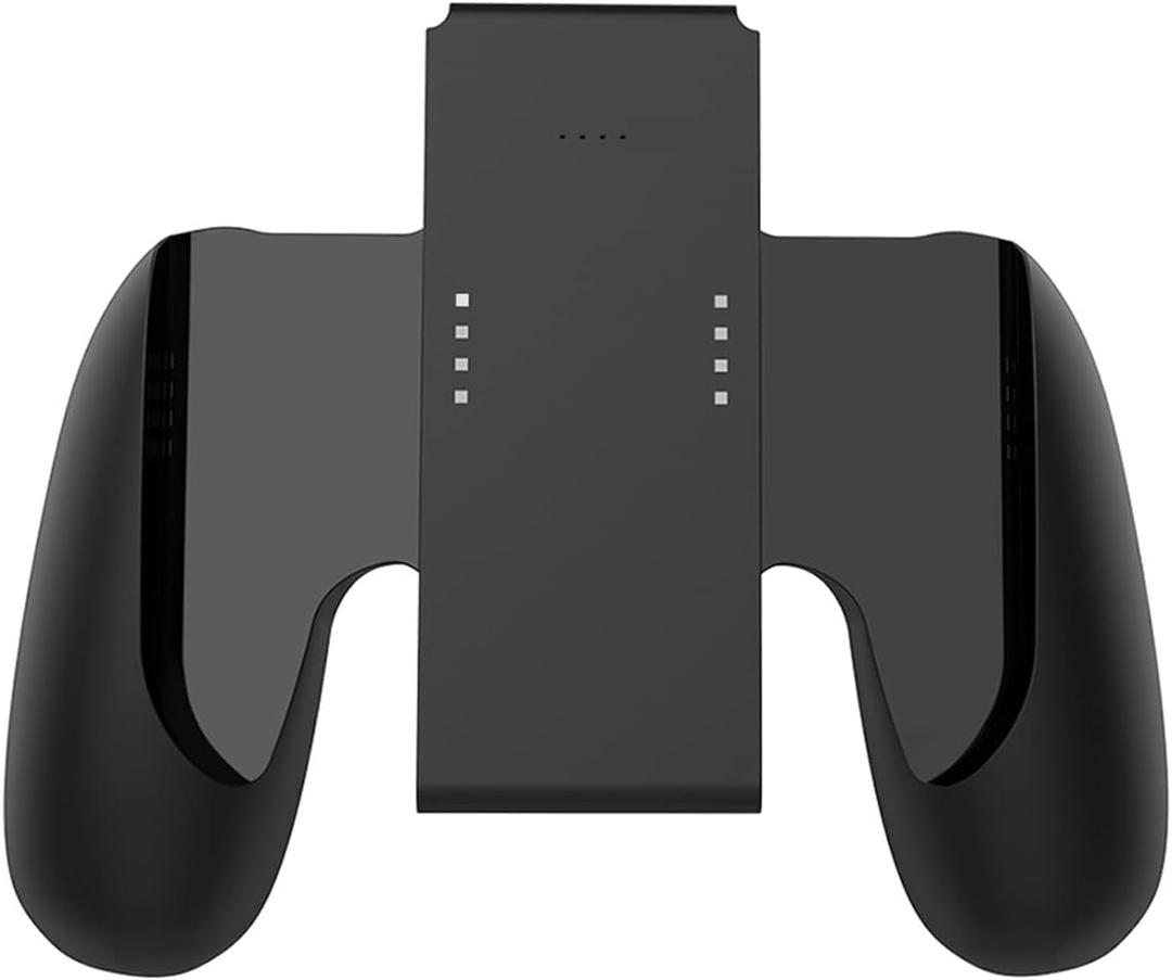 KINVOCA Charging Grip with 2000mAh Battery, 2-in-1 Comfort Grip for Nintendo Switch Controller, Controller Charger with 32in USB-C Cable, Power & Charge Indicators, Overcharge Protection KINVOCA Charging Grip with 2000mAh Battery, 2-in-1 Comfort Grip for Nintendo Switch Controller, Controller Charger with 32in USB-C Cable, Power & Charge Indicators, Overcharge Protection