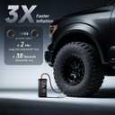 OlarHike Cordless Tire Inflator Portable Air Compressor, 3X Fast Inflation,12000mAh Battery, Air Pump for Car Tires, Pickups, SUVs, Electric Pump with Digital Pressure Gauge/Auto Shuttoff, Gift Ideas
