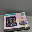 Dance Mat Toys for 3-12 Year Old Girls & Boys, Dance Mats with Light Up 8-Buttons & Wireless Bluetooth, Music Dance Toy with 5 Modes Game, Birthday Xmas Gifts for 3 4 5 6 7 8 9 10+ Year Old Girls Boys