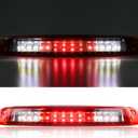 Tresound 3rd Third Brake Light for 1999-2006 Chevy Silverado/GMC Sierra LED Cargo Light High Mount Lamp, Chrome Housing Red Lens