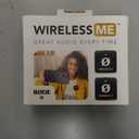 RDE Wireless ME Ultra-Compact Wireless Microphone System with Built-in Microphones & Lavalier GO Professional Wearable Microphone - White