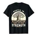 African Baobab Tree Pride Black Heritage Rooted In Strength T-Shirt, Medium