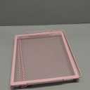 Locker Organizer Shelf, Stackable, Extra Tall, Fits Standard Size School Lockers (Pink)