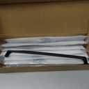 Asidrama 10 Pack 10 Inch(256mm) Matte Black Cabinet Pulls Cabinet Handles Cupboard Handles Kitchen Cabinet Hardware for Cupboard Drawer Pulls (10" Hole Center)