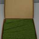 MECCANIXITY Crepe Paper Roll 7.5ft Long 20 Inch Wide for Wedding Ceremony Various Large Festivals Decoration, Olive Green
