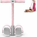 Smart Foot Pedal Puller with Digital Counter, 6 Resistance Bands for Full Body Workout, Yoga, and Home Fitness