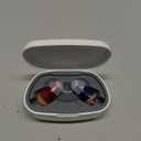 Hearing Aids for Seniors, Invisible Hearing Amplifiers with Noise Cancelling, Rechargeable Hearing Aids for Severe Hearing Loss Adults, Comfort In-ear Hearing Devices (151 pro, Red Blue)