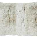 SARO LIFESTYLE Soft and Snuggly Faux Fur Poly Filled Throw Pillow, 12 x 20