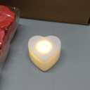 Coume 6000 Pieces Artificial Rose Petal 72 Pieces LED Tealights Candle, Romantic Decorations Special Night Rose Petal Heart Candle for Valentines Wedding Anniversary Proposal Decor(Warm White Light)