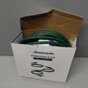 DEWENWILS 25Ft Outdoor Extension Cord, Evenly Spaced 3 Outlets Plugs with Safety Cover, 16/3 SJTW Weatherproof Wire for Outdoor String Lights, ETL Listed (Green)