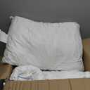 Hotel Feather and Down Standard Size Bed Pillow Set (2 Pack), White 