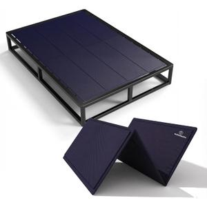 10mm Bunkie Board (54x75 Full Size) | Heavy Duty Wood, Low Profile Bed Support,Breathable, Noise Minimizing, Moisture Resistant | Bed Support Board, Fodable Box Spring Support Slat