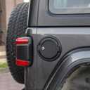 For Jeep JL Locking Gas Cap Cover Fuel Door for 2018-2025 2026 Jeep Wrangler JL & Unlimited Sport Rubicon Sahara 2-Door 4-Door