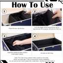 2 x Breling 30" L x 17.2" W Camp Trunk Liner for Summer Camp 660D Nylon Fabric Trunks Liner for Secure Summer Camping