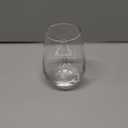 Unique Monogrammed Stemless Wine Glasses - Personalized with Letter L Initial, 16 Oz Capacity, Handcrafted Crystal Stemless Glasses with Engraved Initials - Ideal Wine Gifts for Women, Men