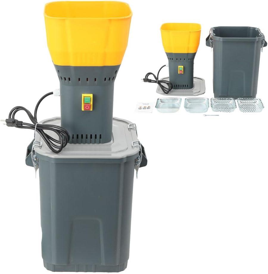 Grain Mill Corn Grinder, 1000w Electric Feed Ginder Mill Dust-Free Dry Cereals Grinder with Detachable Hopper & 5 Sieves for for Wheat Corn Grain Spice Coffee Beans 7.9 Gallons (30L)