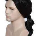 Linfairy Colonial Man Wig Halloween Cosplay Costume Wig For Women Party Wig