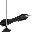 Car Radio Antenna Magnetic Base Car Antenna Replacement, Vehicle Telescopic Double Single Din Stereo Replacement Antennas for Cars Truck SUV Head Unit CD Media Receiver Player Audio HD Tuner