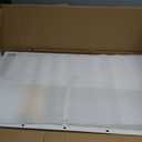 Perdisheng Over The Toilet Storage Cabinet, 3 Tier Over Toilet Storage Rack with Flip Door and Non-Slip Feet, Bathroom Shelf Organizer with Metal Frame, Freestanding Toilet Shelf Space Saver, White